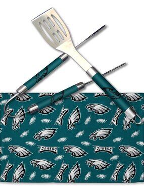 NFL Philadelphia Eagles 3 Piece BBQ Tool Set - New in Package